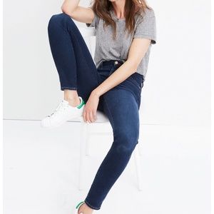 Madewell 10” High Rise Skinny Jeans | Dark Wash